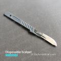 Blade scalpel médical jetable stérilisé